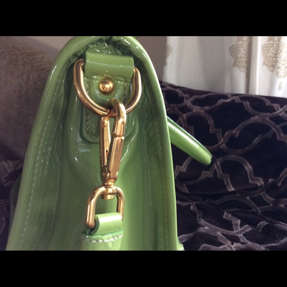 Prada East West Crossbody Vernice Satchel - Picture 6 of 8